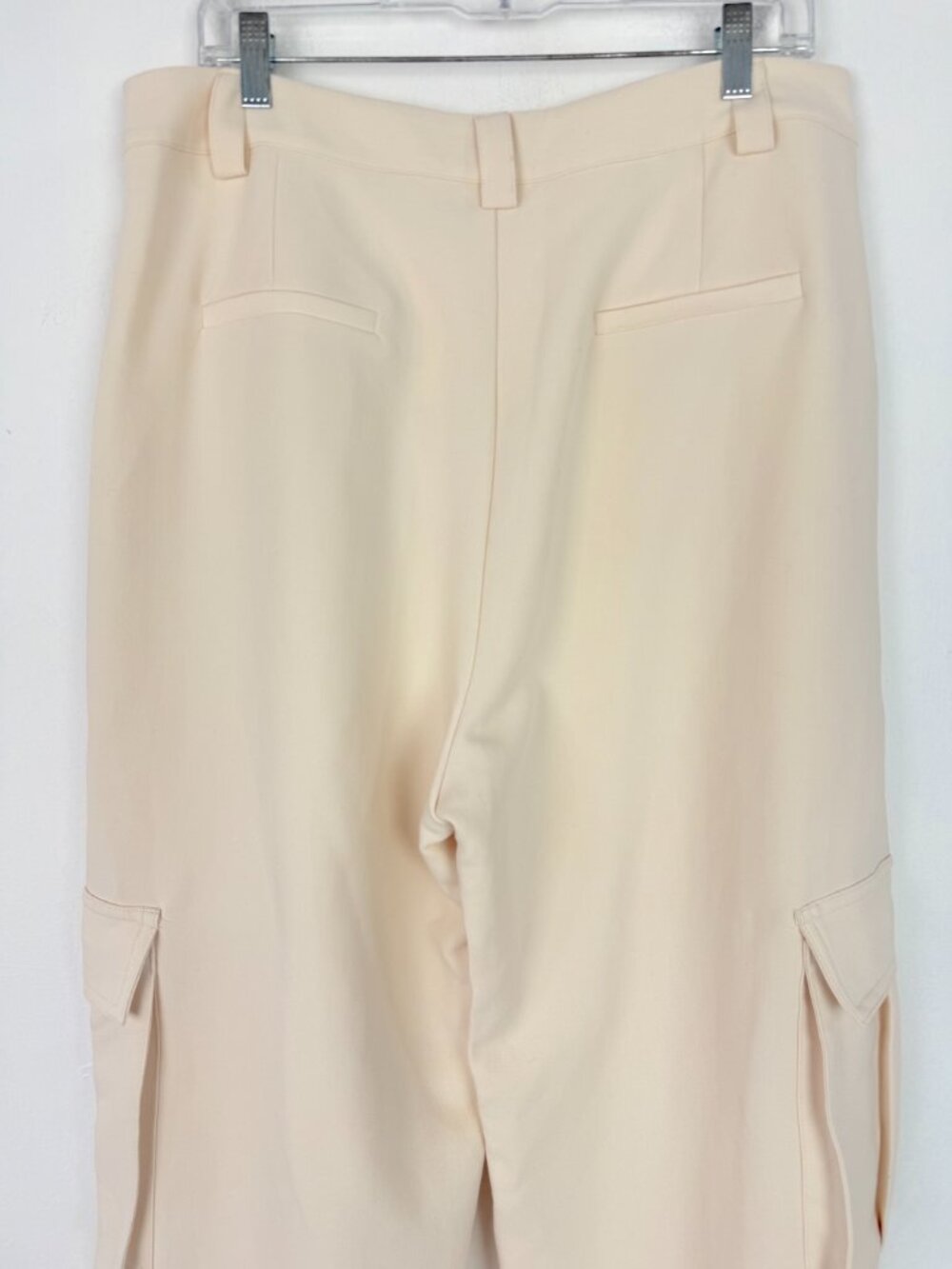 NWT DISSH Willa Cream Cargo Pant High Rise Wide Leg US Size 12 NEW - Picture 9 of 11